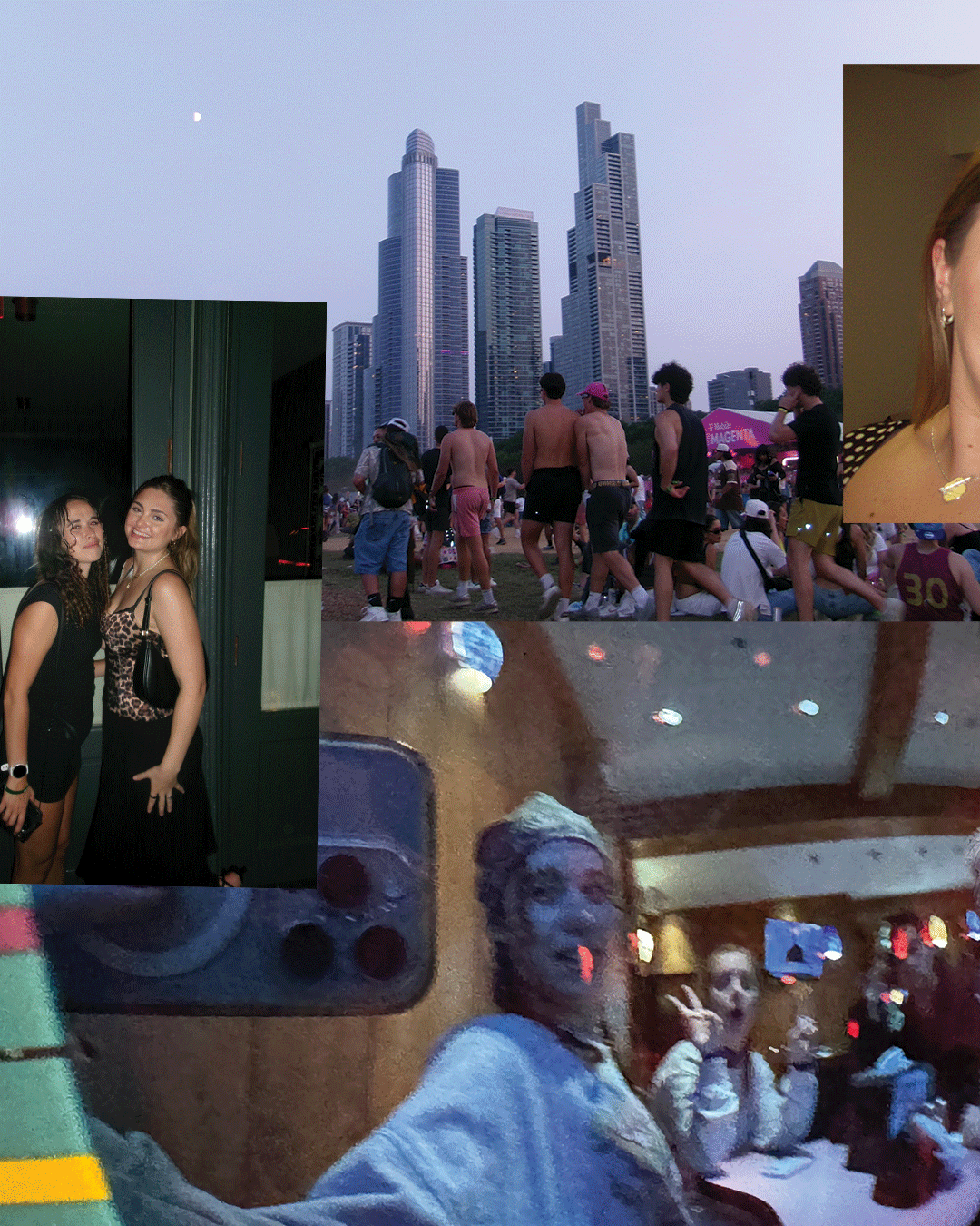 City festival collage