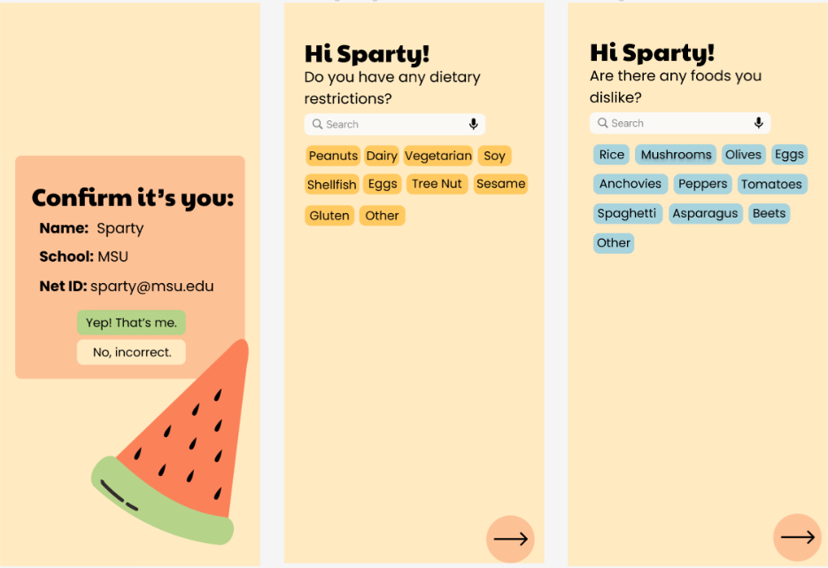 Hi-fi wireframe 2