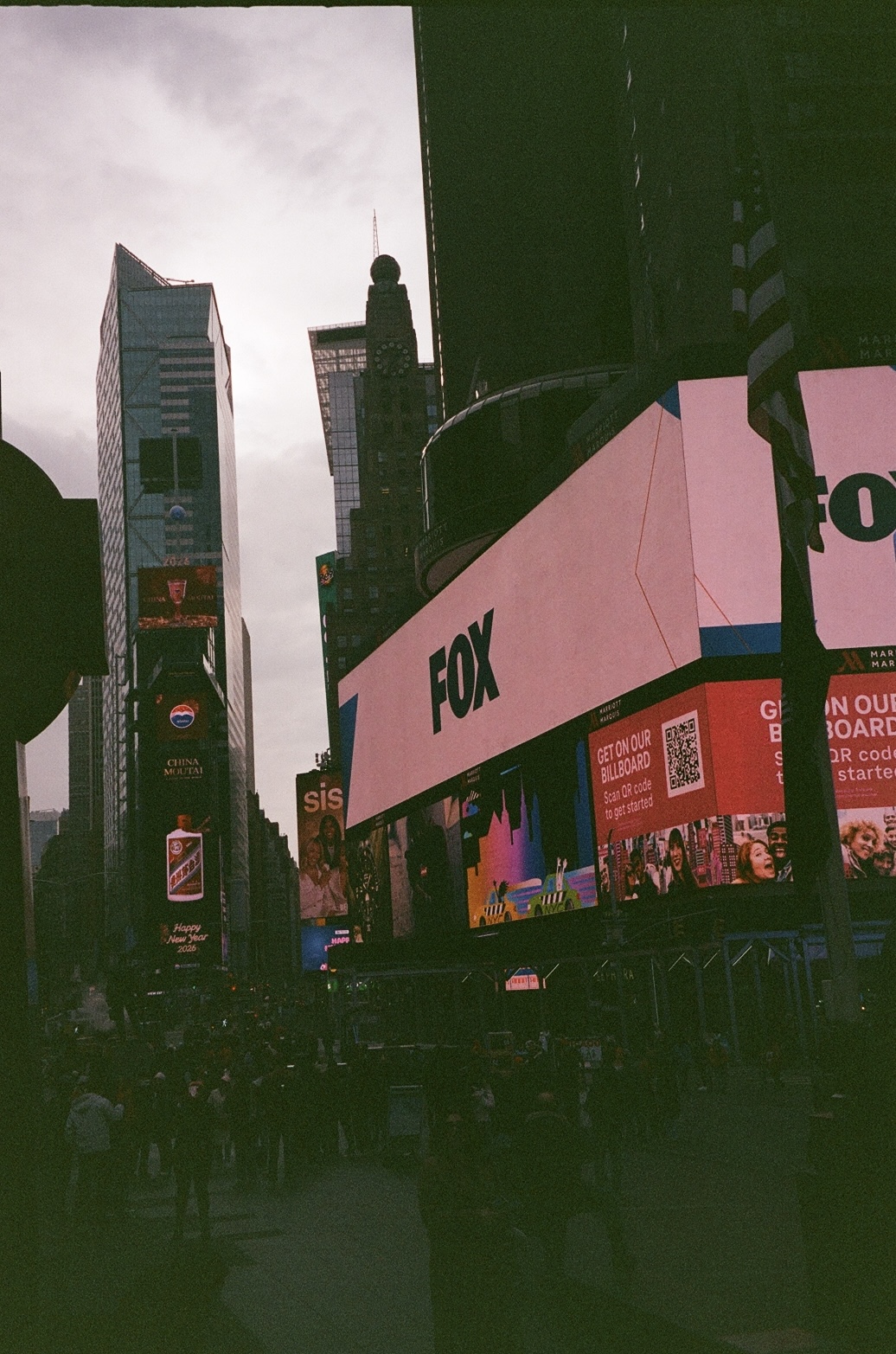 Times Square on film